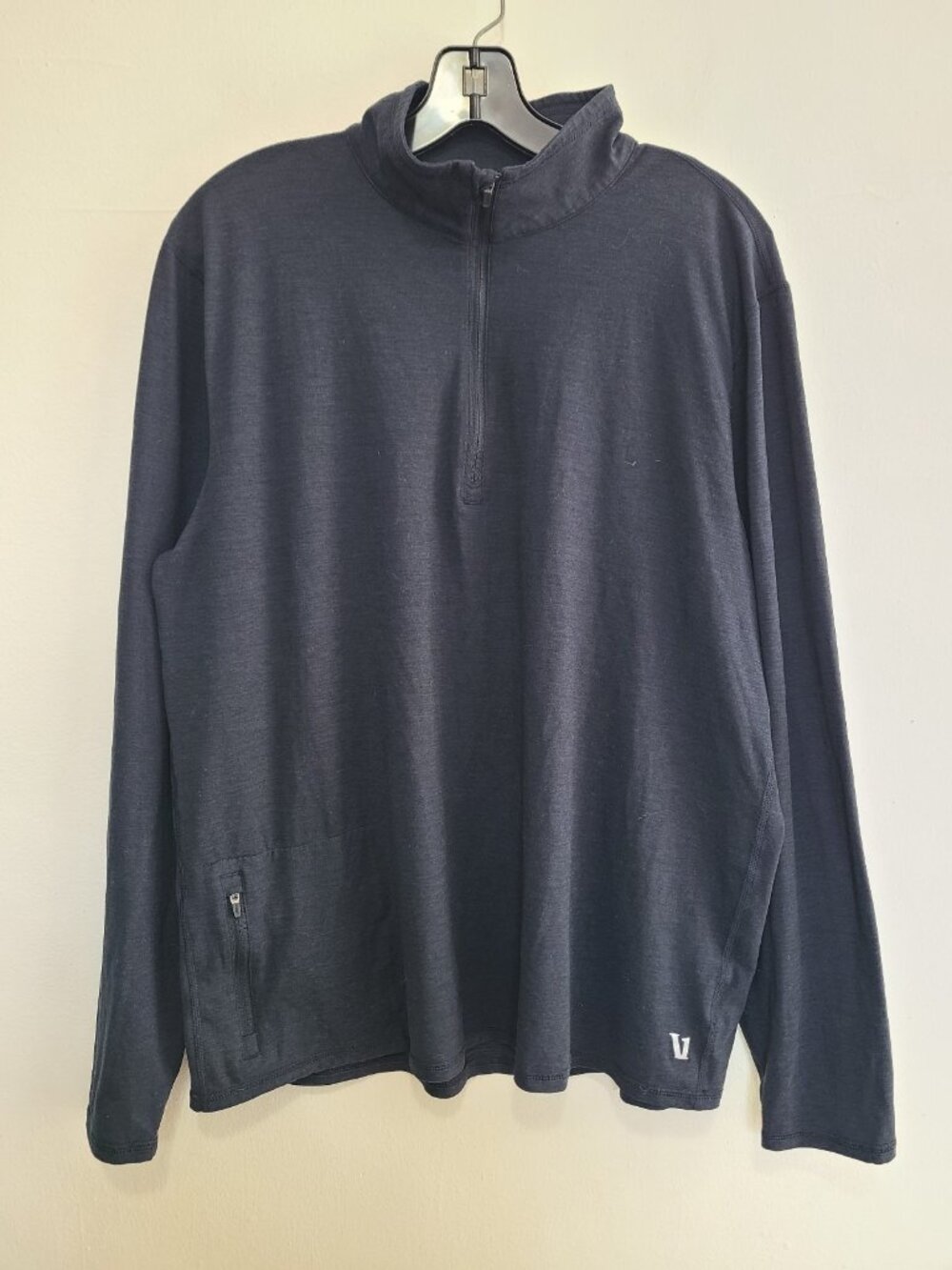Vuori Pullover Men's XL Navy Ease Performance Half Zip 2.0 Pullover